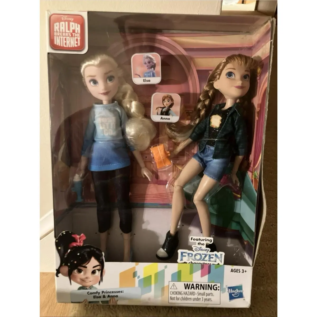 Ralph Breaks Internet Disney Comfy Princess Frozen Doll Set Anna Elsa 2018