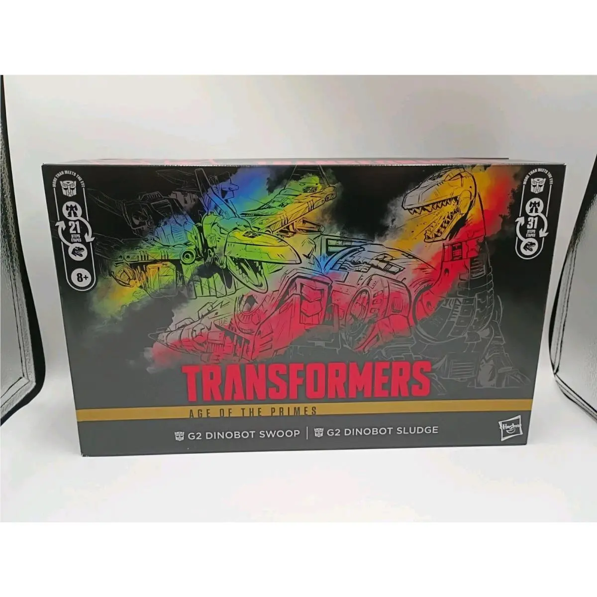 Transformers Age of The Primes G2 Dinobot Swoop Sludge 2-Pack Hasbro Read