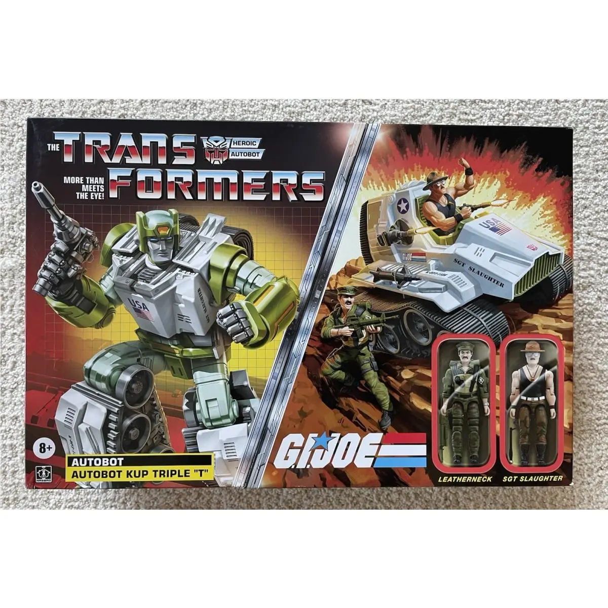 Transformers Collaborative G.i. Joe x Autobot Kup Triple T Action Figures