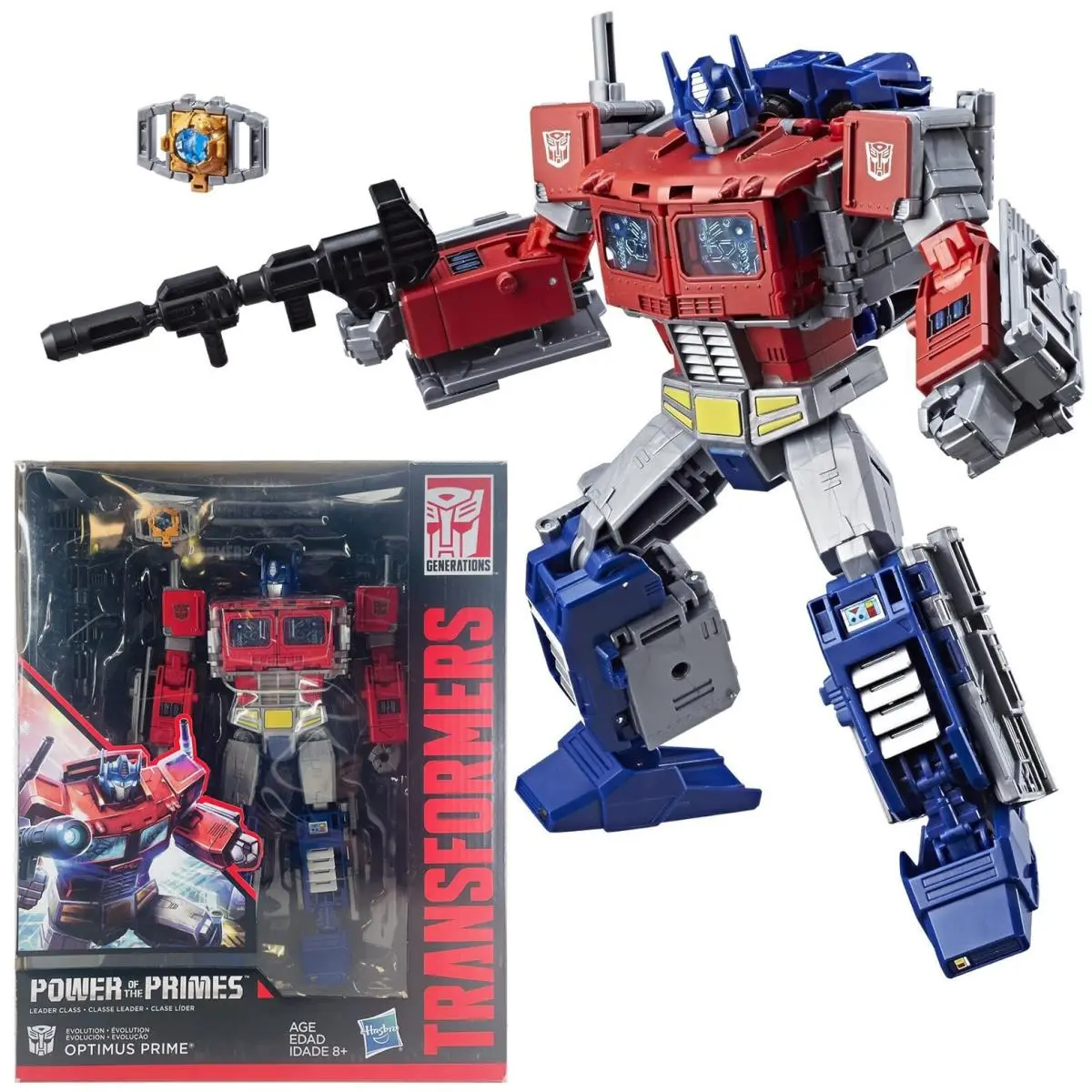 Transformers Power of The Primes Optimus Prime Hasbro Action Figure Toy