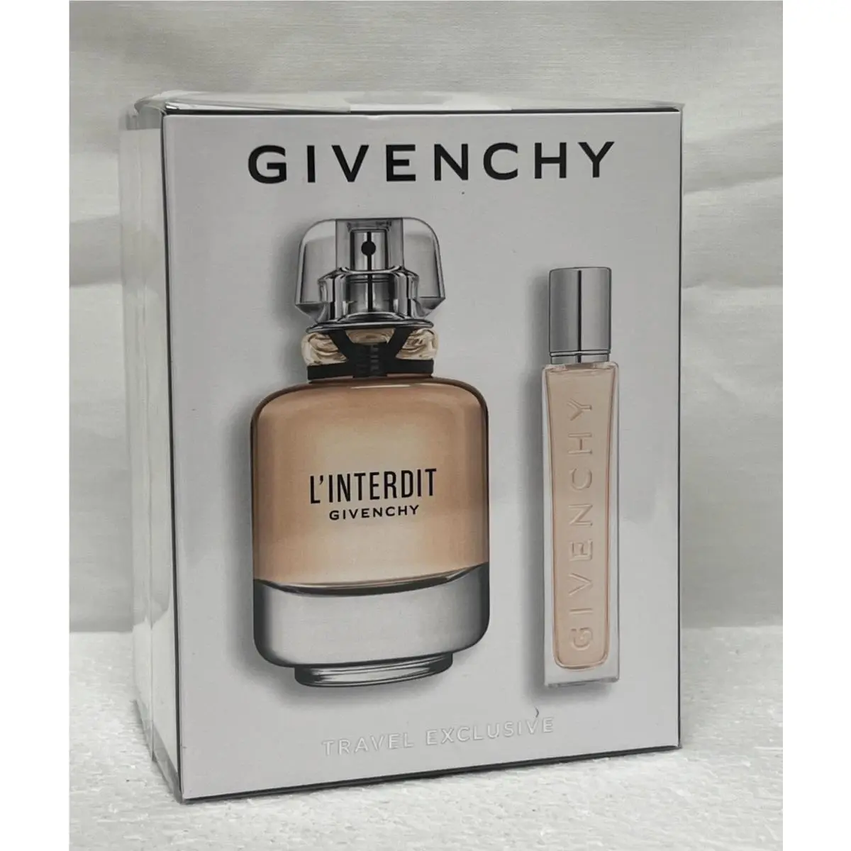 L`interdit 80ml 2.7 Oz Eau de Parfum Spray + 12.5 Ml Travel Spray W by Givenchy