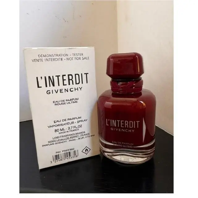 L`intrerdit 2.7oz. 80ml By  Eau de Parfum Rouge Ultime White Box by Givenchy