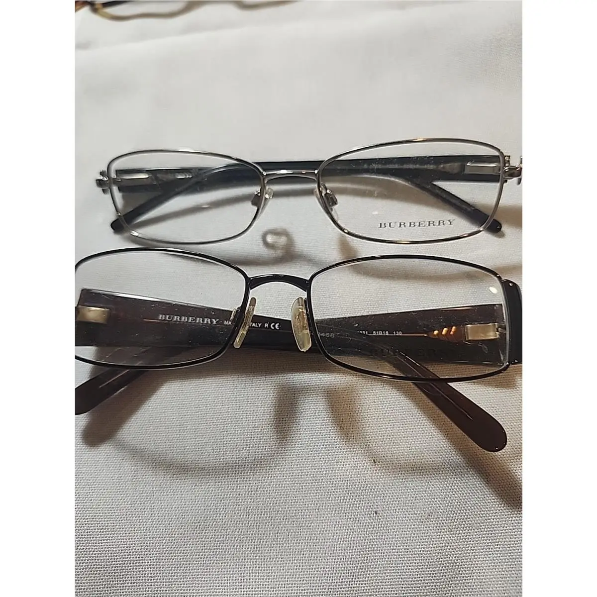 Burberry Eyeglass Frames2 Black Beige See Discrip For s R923