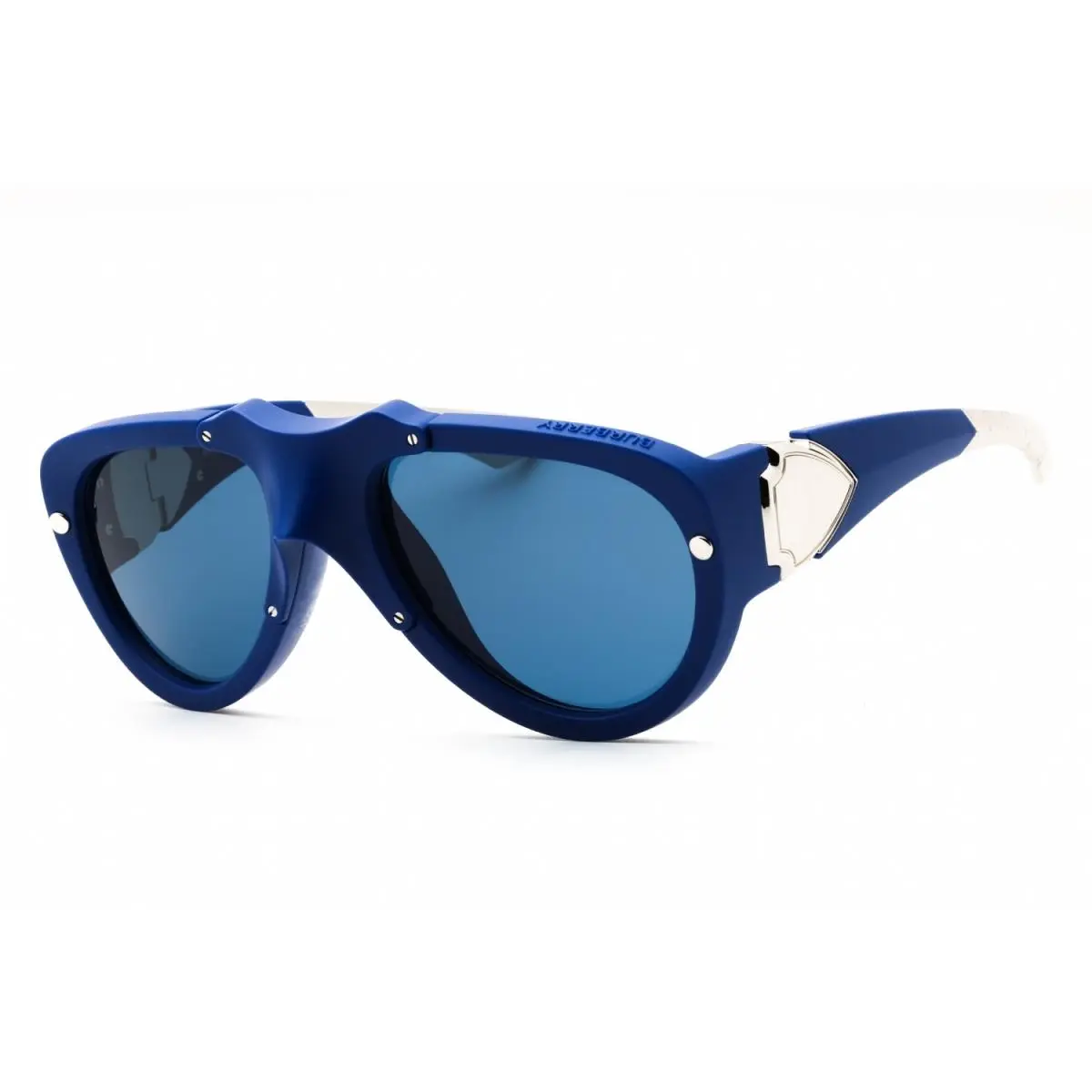 BE4433U 413980 Sunglasses Blue Frame Dark Blue Lenses 57mm by Burberry