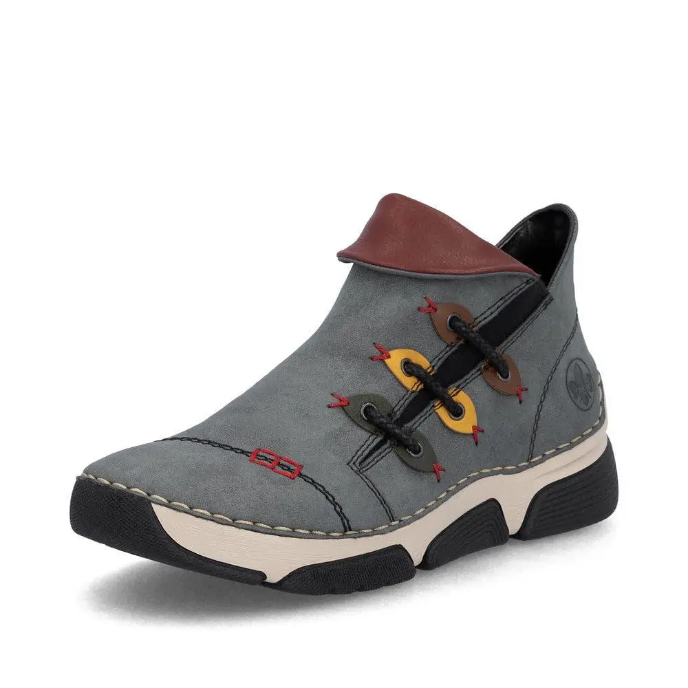 Rieker shoes - 45983 - 45983 - jeans forest honig brandy wine 0