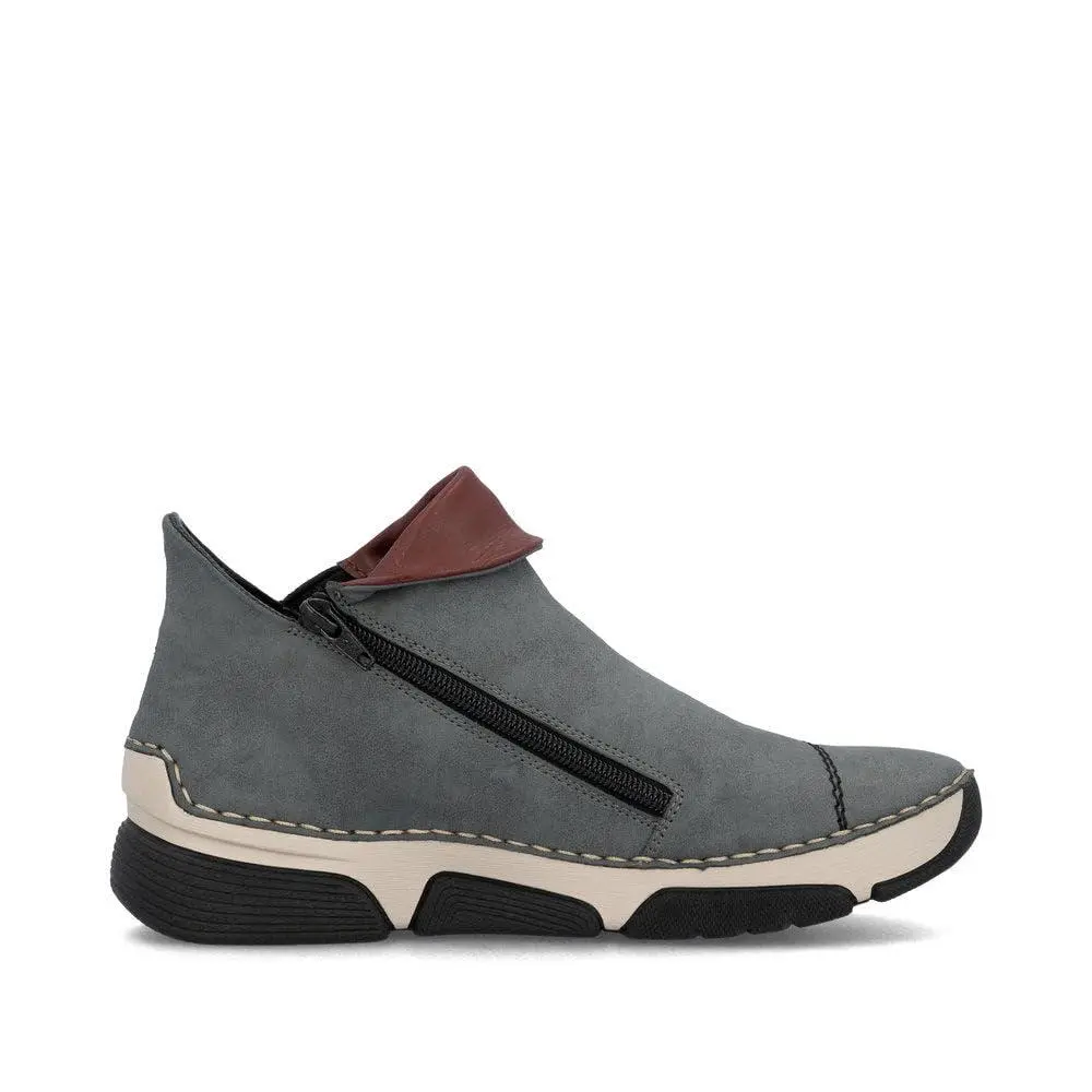 Rieker shoes - 45983 - 45983 - jeans forest honig brandy wine 3