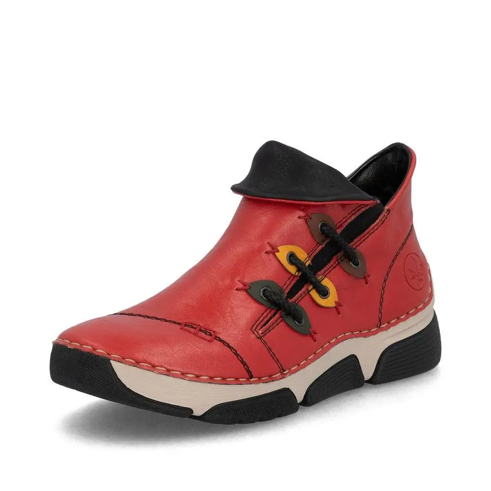 Rieker shoes - 45983 - 45983 - jeans forest honig brandy wine 18