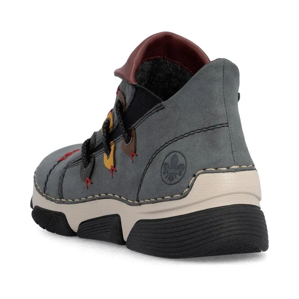 Rieker shoes - 45983 - 45983 - jeans forest honig brandy wine 14