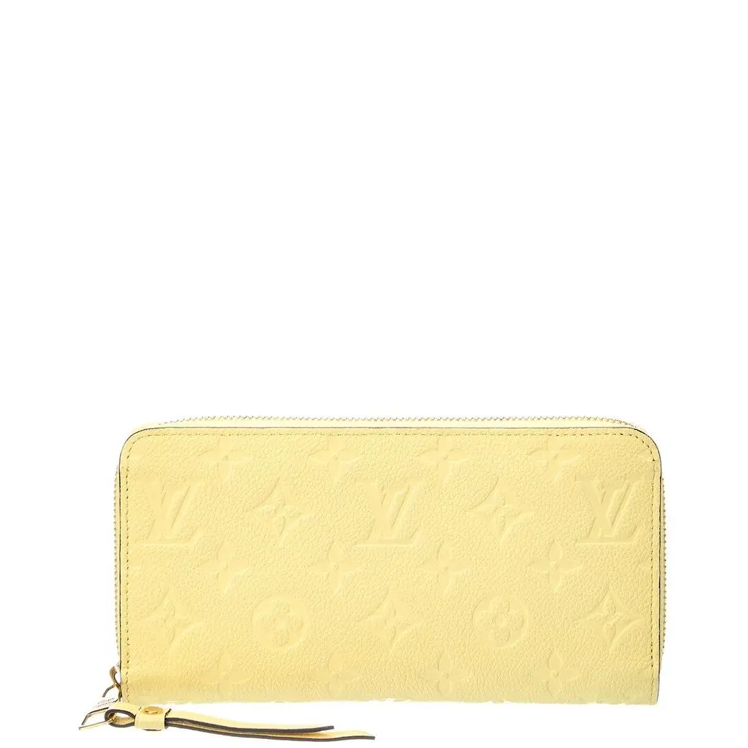 Louis Vuitton Citrine Monogram Empreinte Zippy Wallet Pre-loved