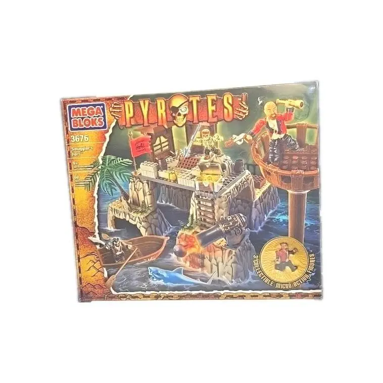 Mega Bloks Pyrates Smugglers Fort Figures Set 3676 Pirate Theme