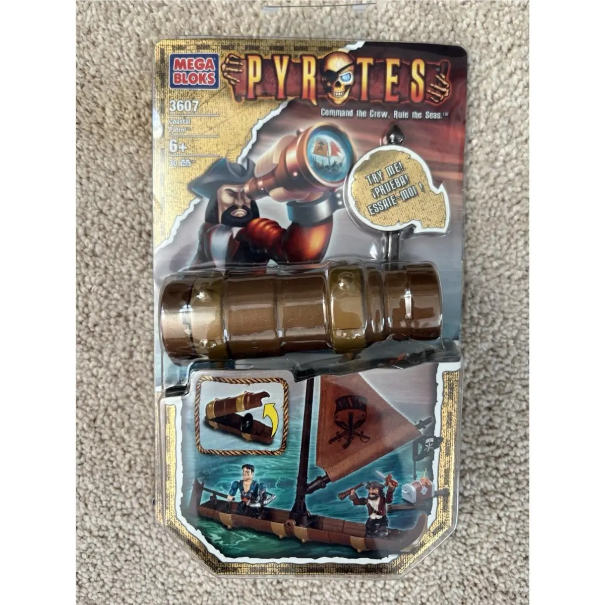 Mega Bloks Pyrates Rare Coastal Patrol Set 3607 Pirate Theme