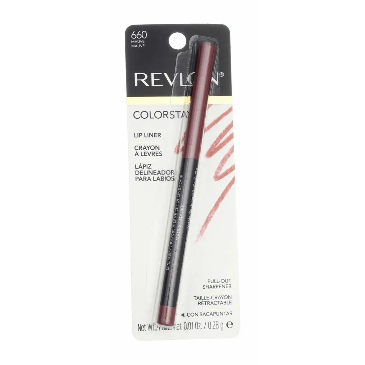 4 Pack Revlon Colorstay Lipliner Mauve 660 0.01 oz
