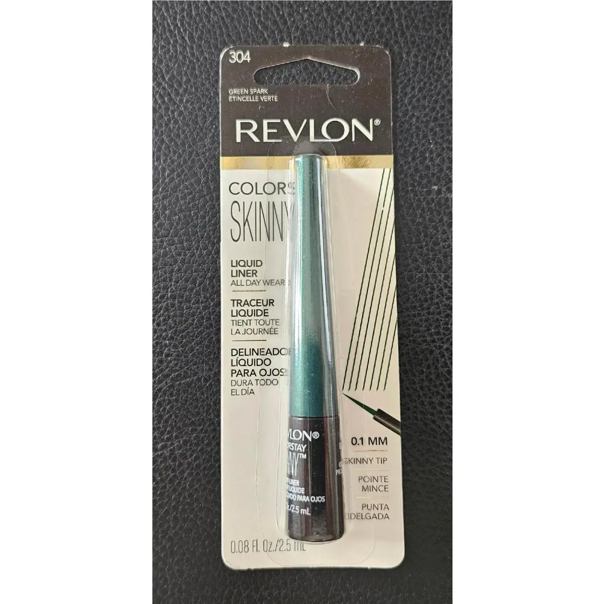 Colorstay Skinny Liquid Eyeliner-green Spark 304 -new-buy More Save by Revlon