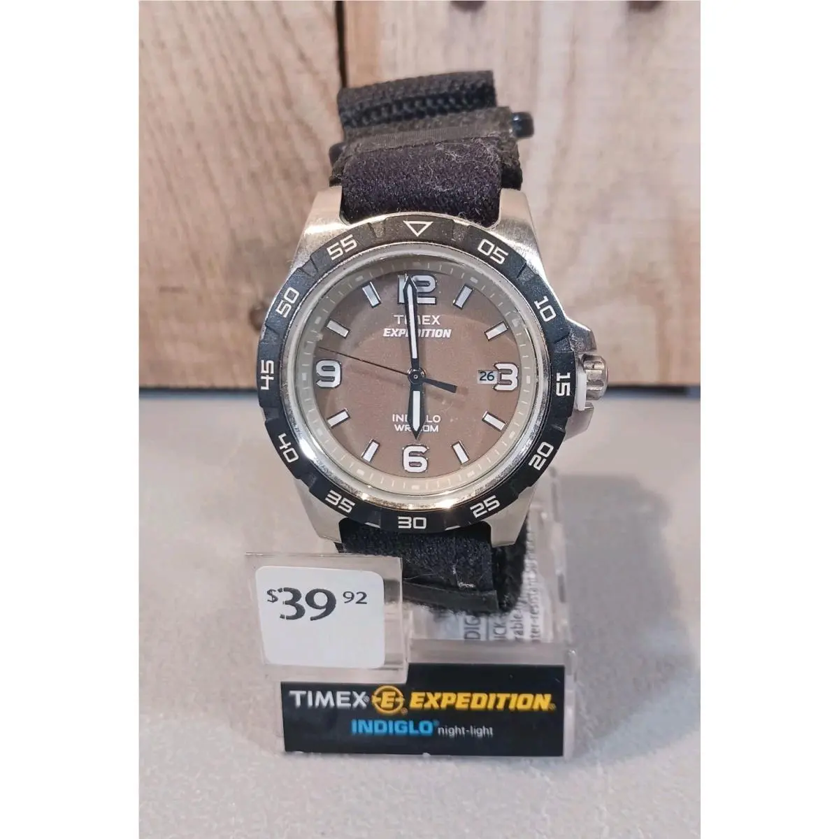 Times Expedition Watch Indigo Tested Working WR To 50M by Timex