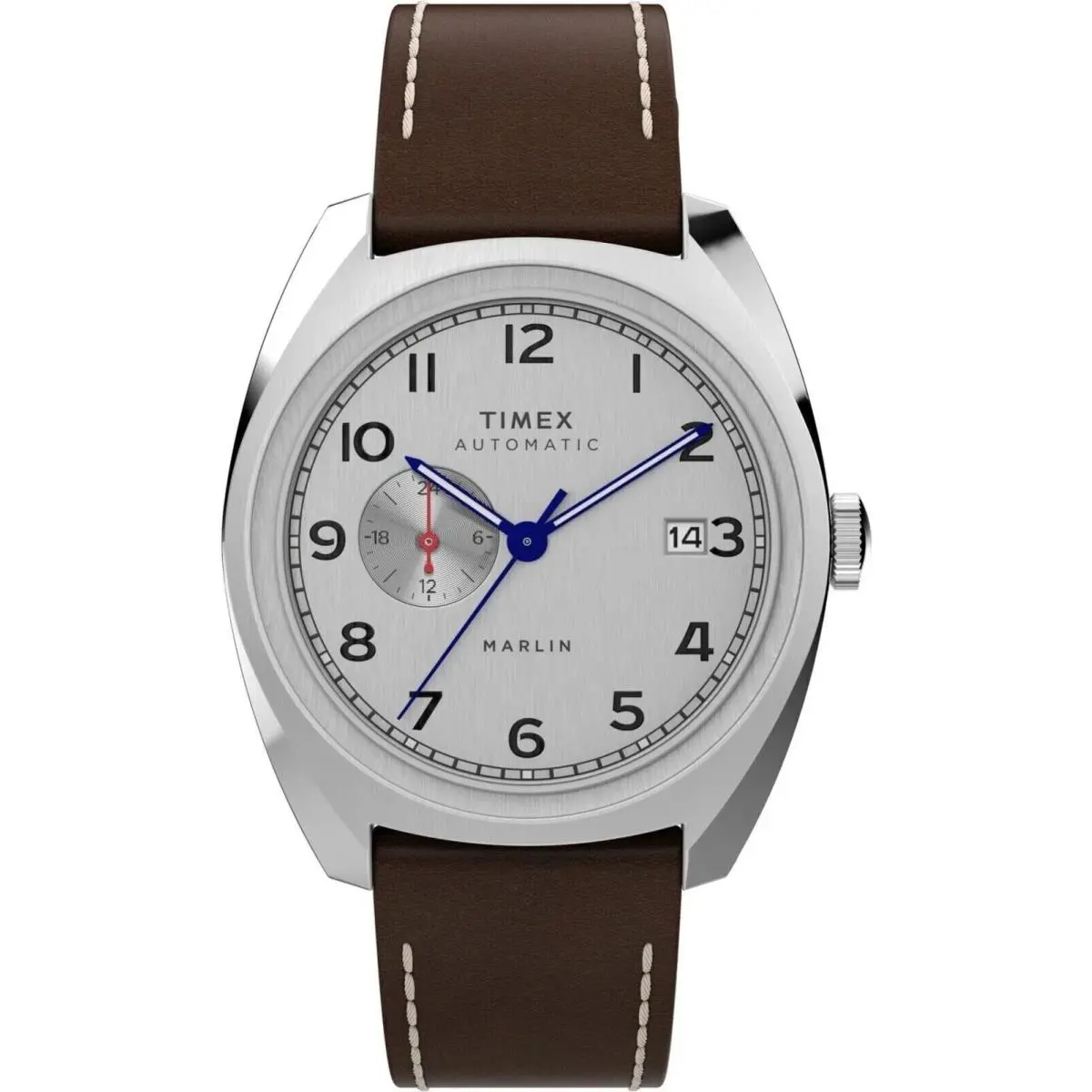 Marlin Automatic Silver Dial Men`s Watch TW2V62000 by Timex