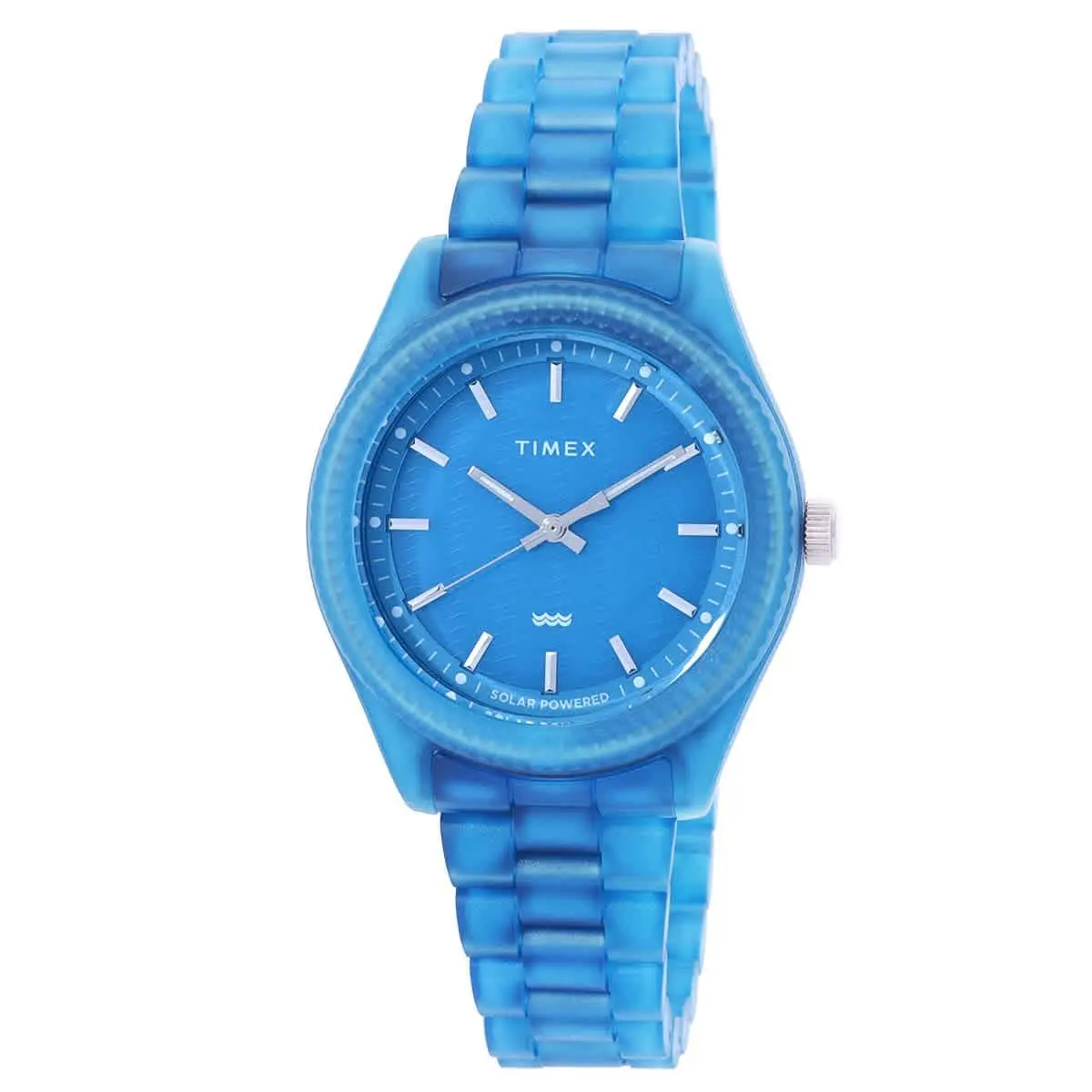 Legacy Ocean Solar Powered Blue Dial Ladies Watch TW2W56400 by Timex