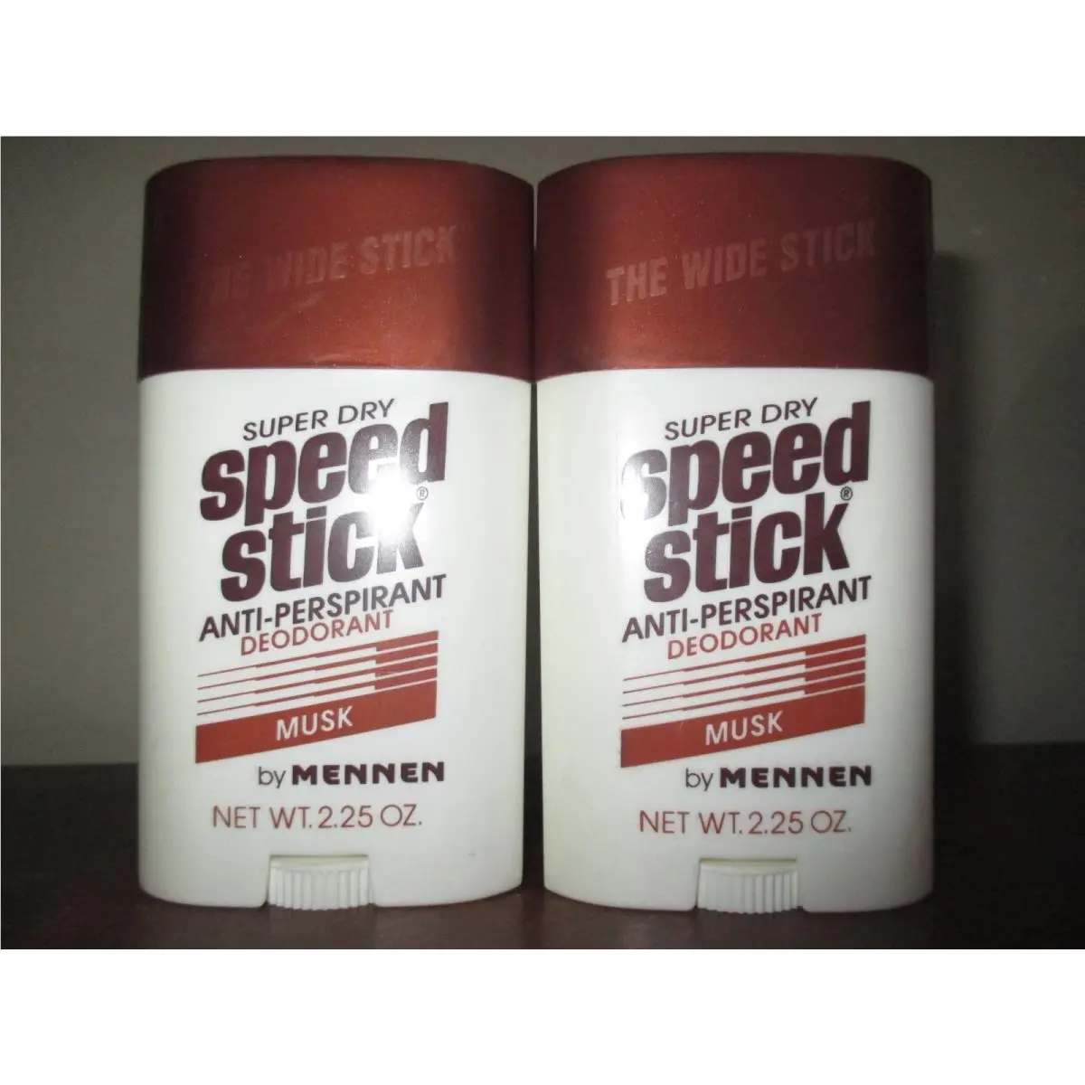 2x Mennen Speed Stick Men`s Deodorant Musk 2.25 oz