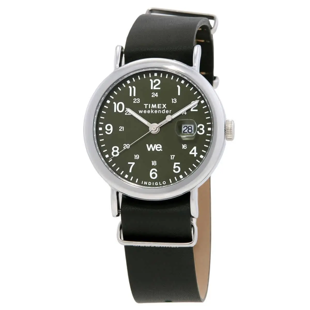 Timex Weekender Quartz Green Dial Men`s Watch TW2W87000