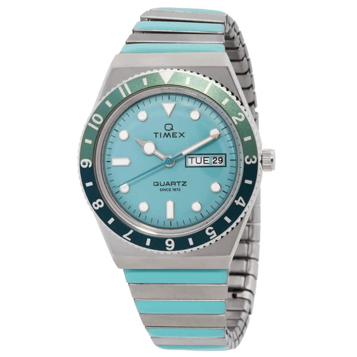 Q  Quartz Blue Dial Ladies Watch TW2W87800VQ by Timex