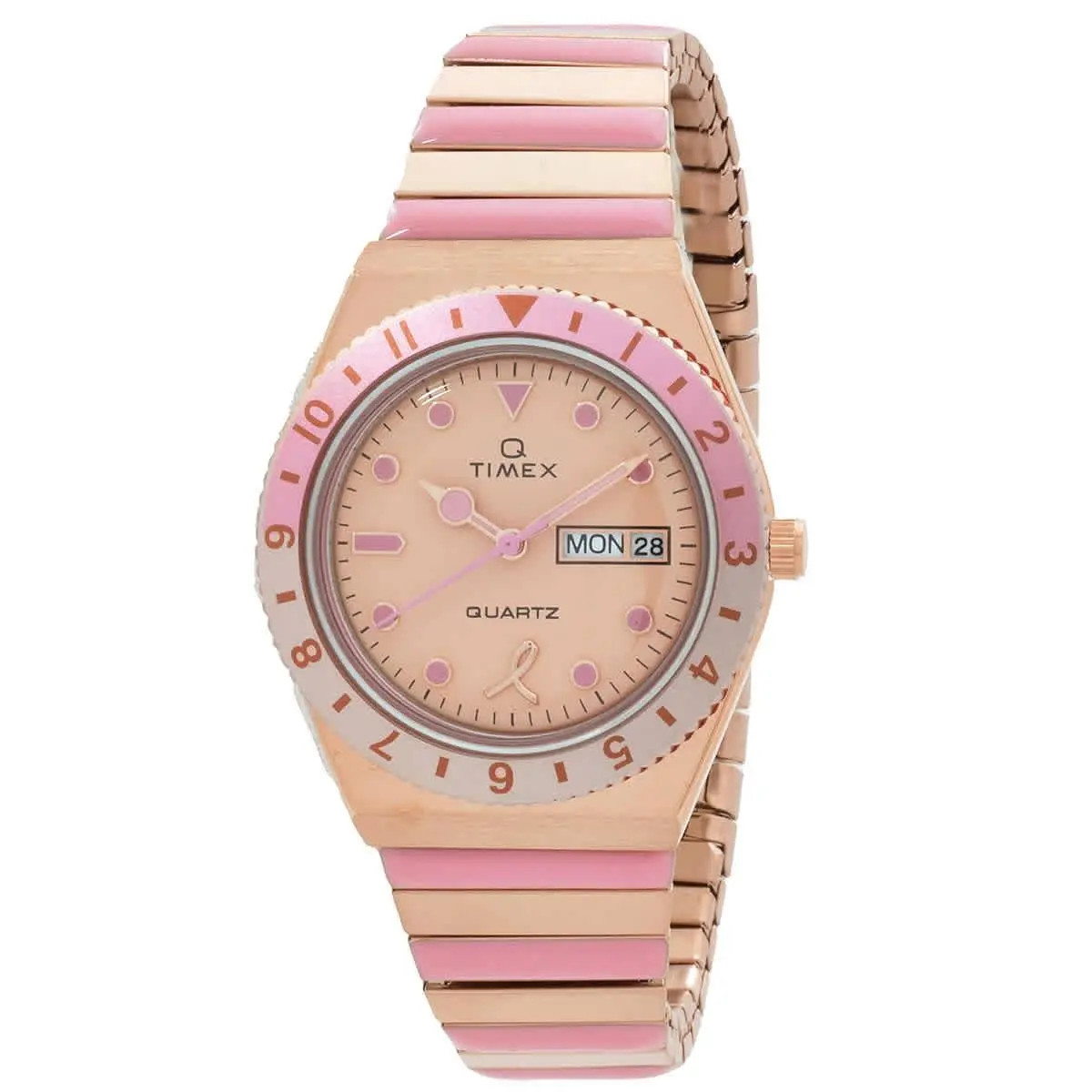 TW2V52700VQ Q  x Bcrf Rose Gold-tone Dial 36 mm Women`s Watch by Timex