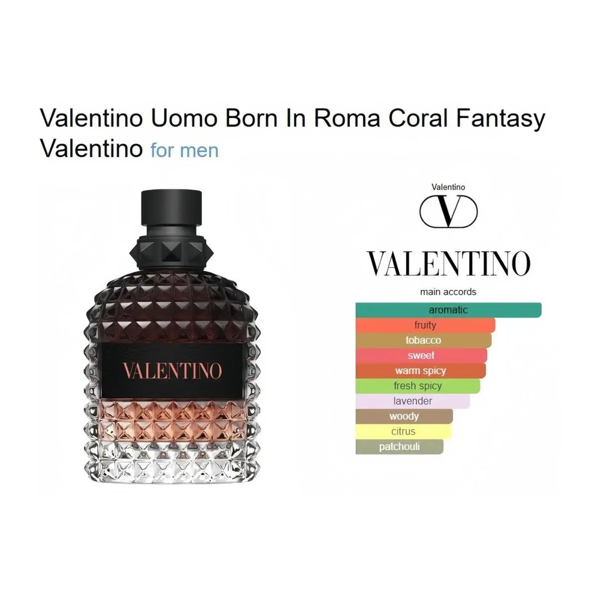 Valentino Uomo Born In Roma Coral Fantasy Valentino 100ml Perfume Box