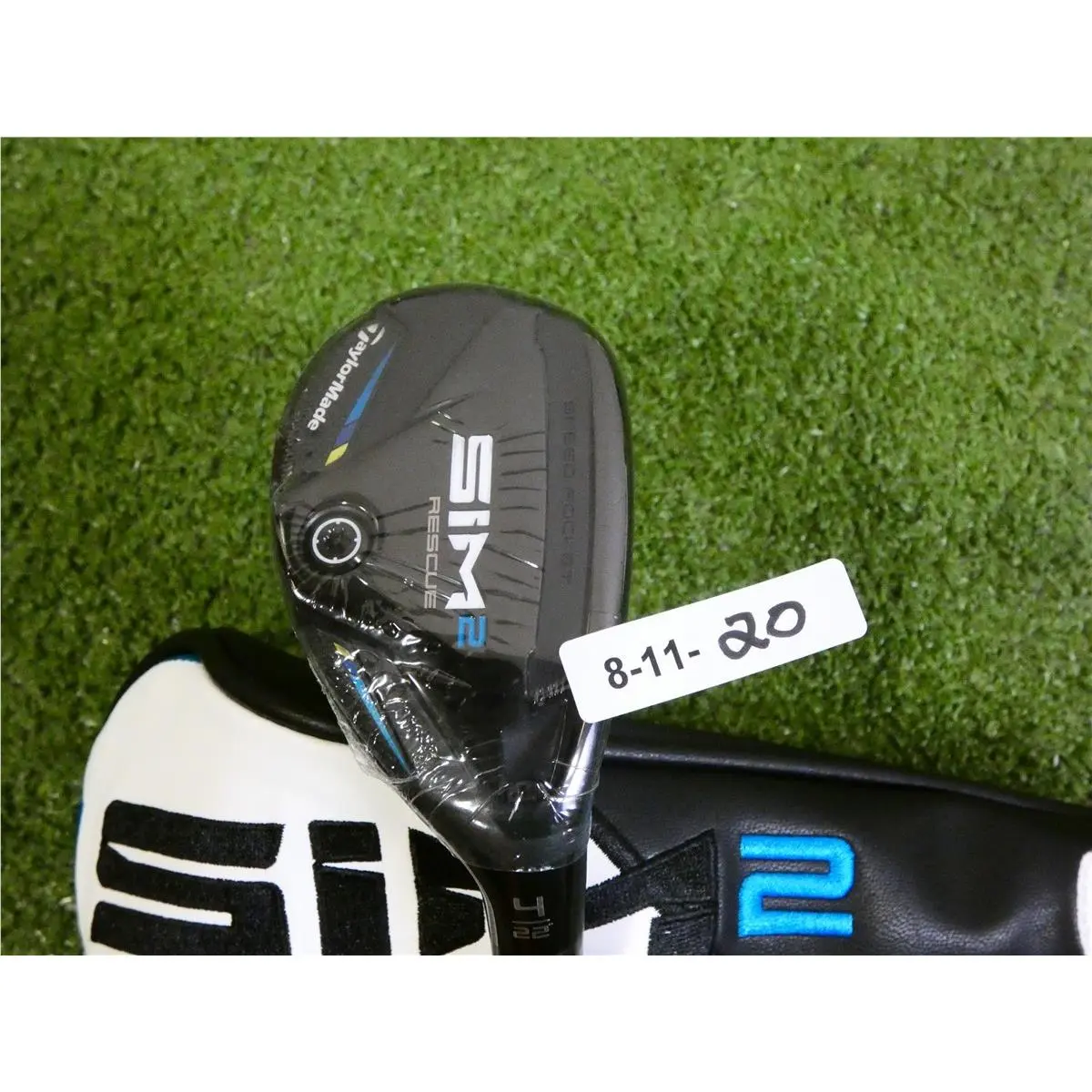 Taylormade SIM2 22 4 Hybrid Rescue Tour AD DI-85 Stiff Graphite w Headcover