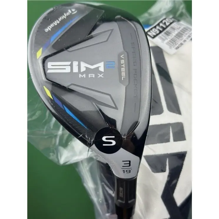 Taylormade SIM2 Max Rescue 3-Hybrid 3H 19 Stiff Flex Ventus Blue w/ Cover