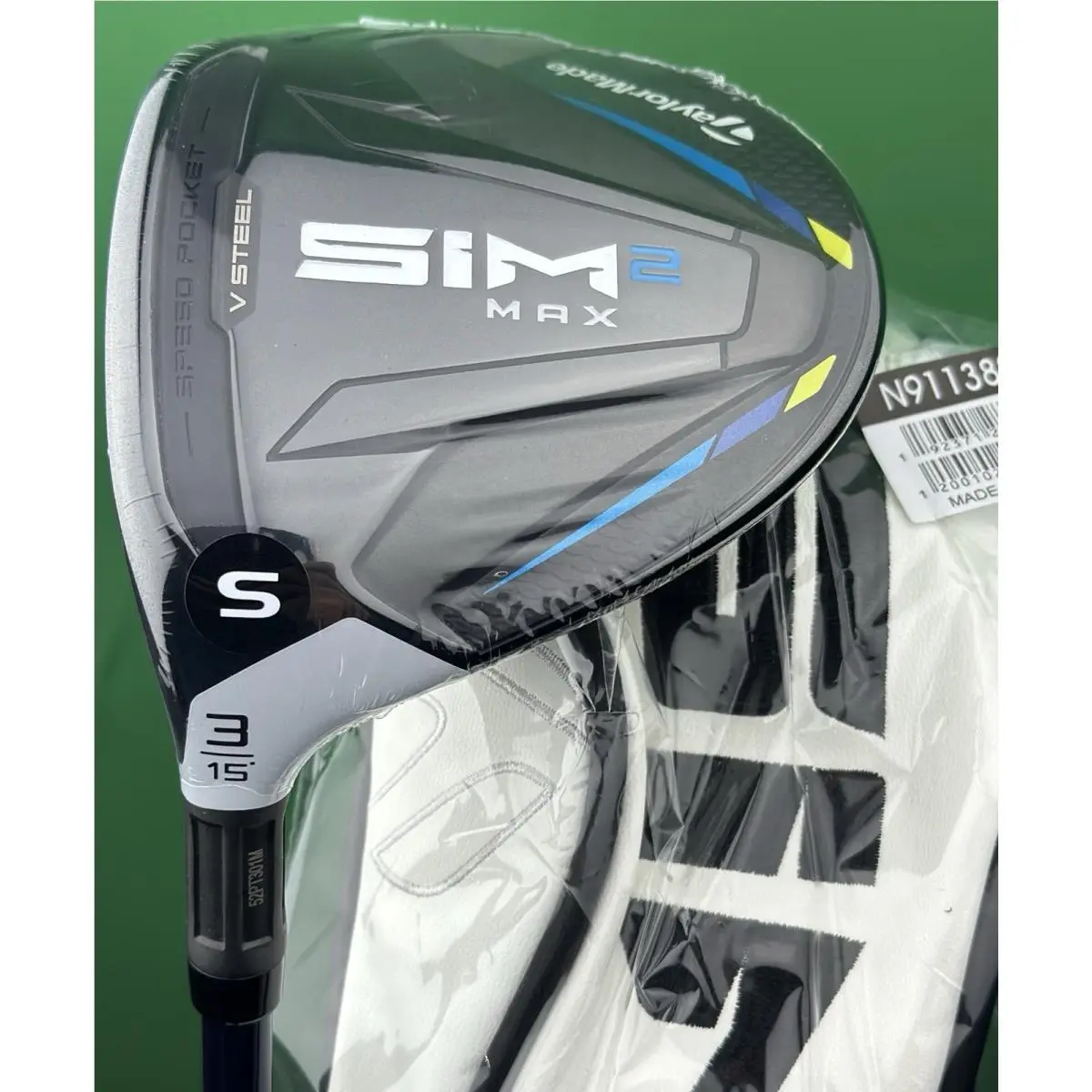 Taylormade SIM2 Max Fairway 3-Wood Left Hand 3W 15 Stiff Ventus Blue LH