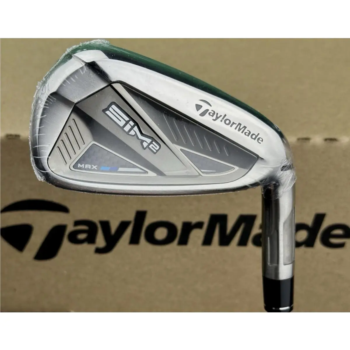 Taylormade SIM2 Max Iron Set Right Hand 5-PW AW Steel Kbs Max MT Stiff Flex RH