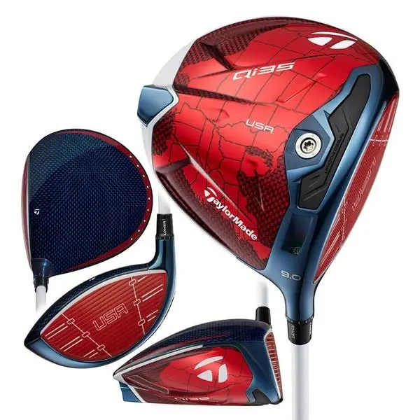 Taylormade Qi35 Usa Edition 9.0 Driver Air Speeder Stiff Flex