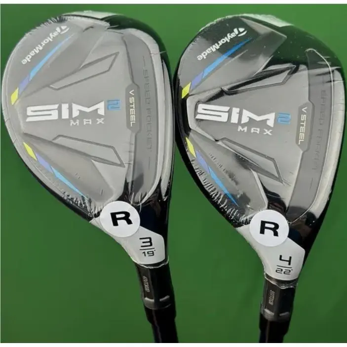 Taylormade SIM2 Max Rescue Hybrid Set 3H - 19 4H - 22 Regular Flex w/ Covers