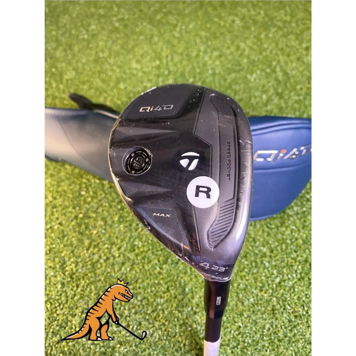 Taylormade Qi4D Max Rescue 23 4 Hybrid Reax 50g Regular Flex Graphite + HC