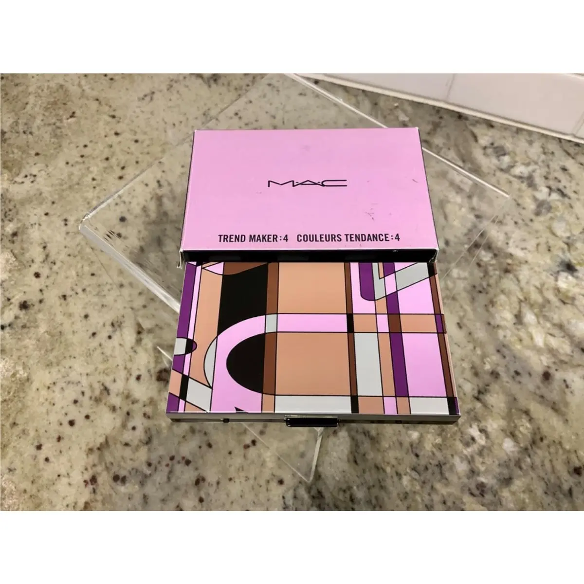 Mac Trend Maker: 4 Face Palette Limited Edition Plumful Lip Shell Base Rare by MAC Cosmetics