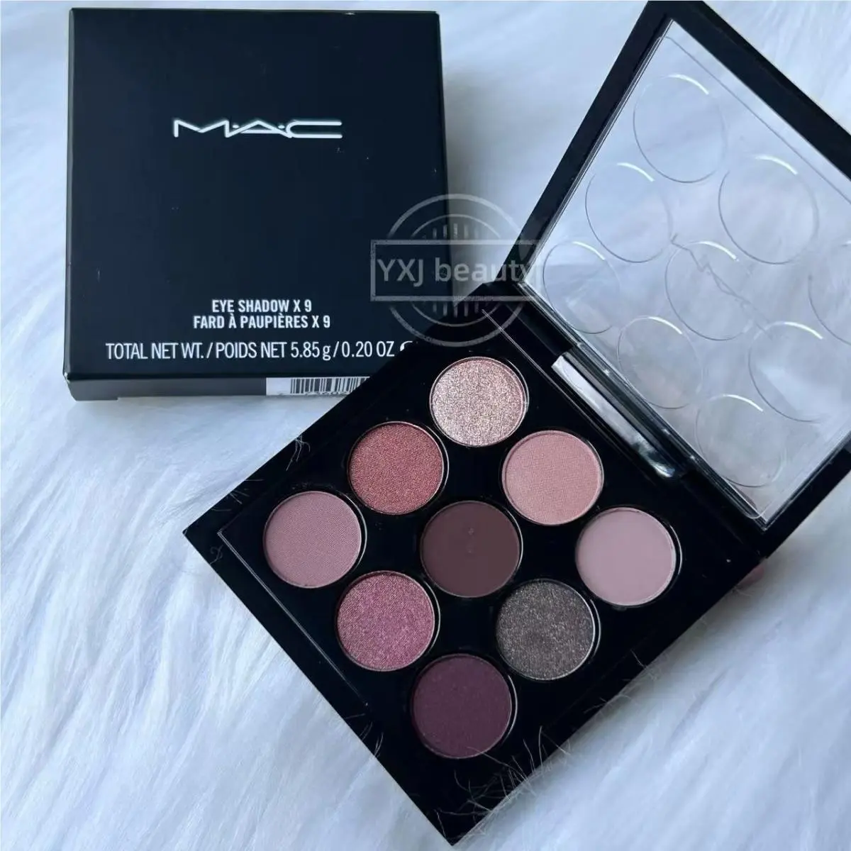 Mac Eyeshadow x 9 Palette Burgundy Times Nine Full Size 0.20oz/5.85g by MAC Cosmetics