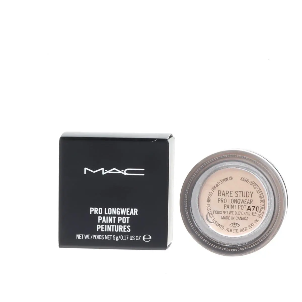Mac Pro Longwear Paint Pot Bare Study 0.17 oz 2 Pack by MAC Cosmetics