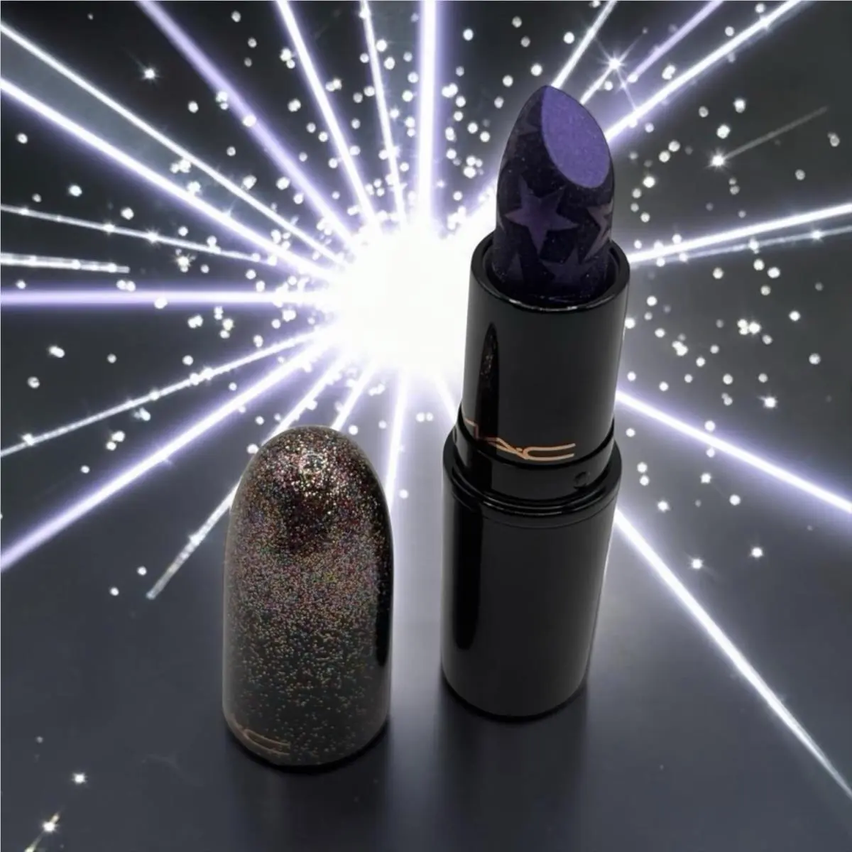 Mac Cosmetics M•a•c Kiss of Stars Limited Edition Lipstick Asterisk - 0.12oz / 3.5g Full Size by MAC Cosmetics