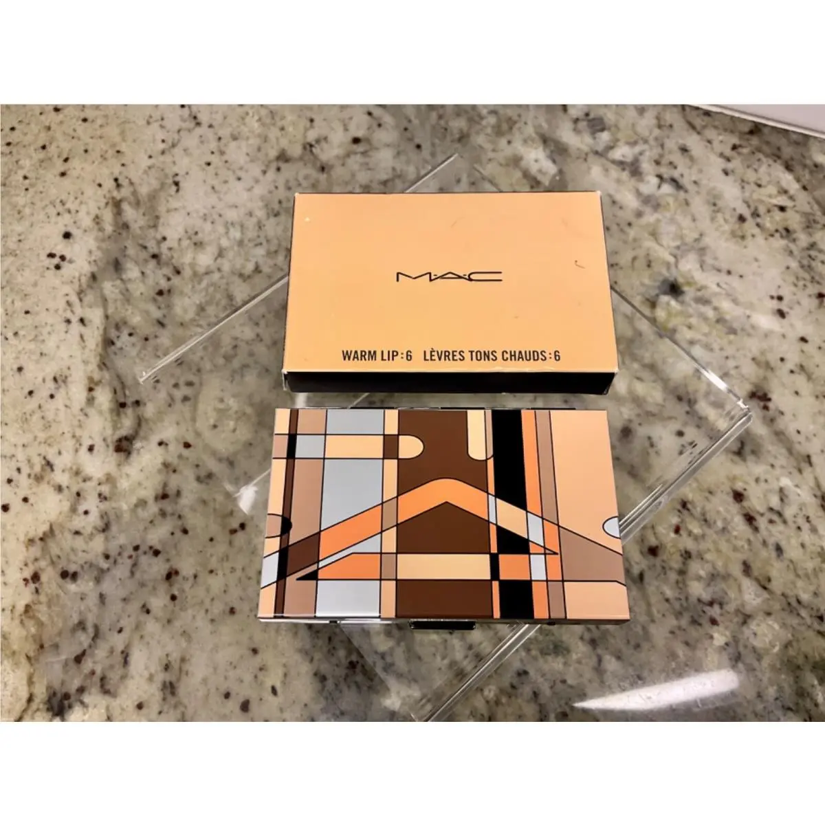Mac Printout Warm LIP:6 Palette Limited Edition Plastique by MAC Cosmetics