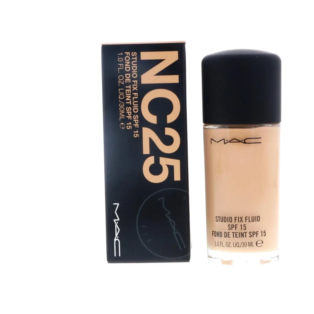 Mac Studio Fix Fluid SPF15 NC25 1 oz 2 Pack by MAC Cosmetics