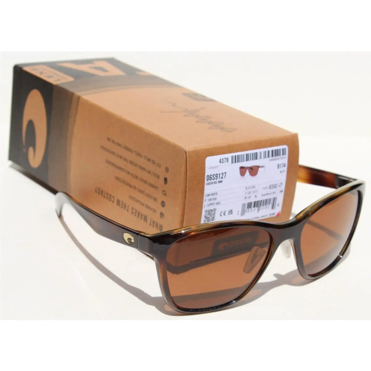 Luna Nueva Polarized 580G Sunglasses Tortoise/copper 580 by Costa Del Mar