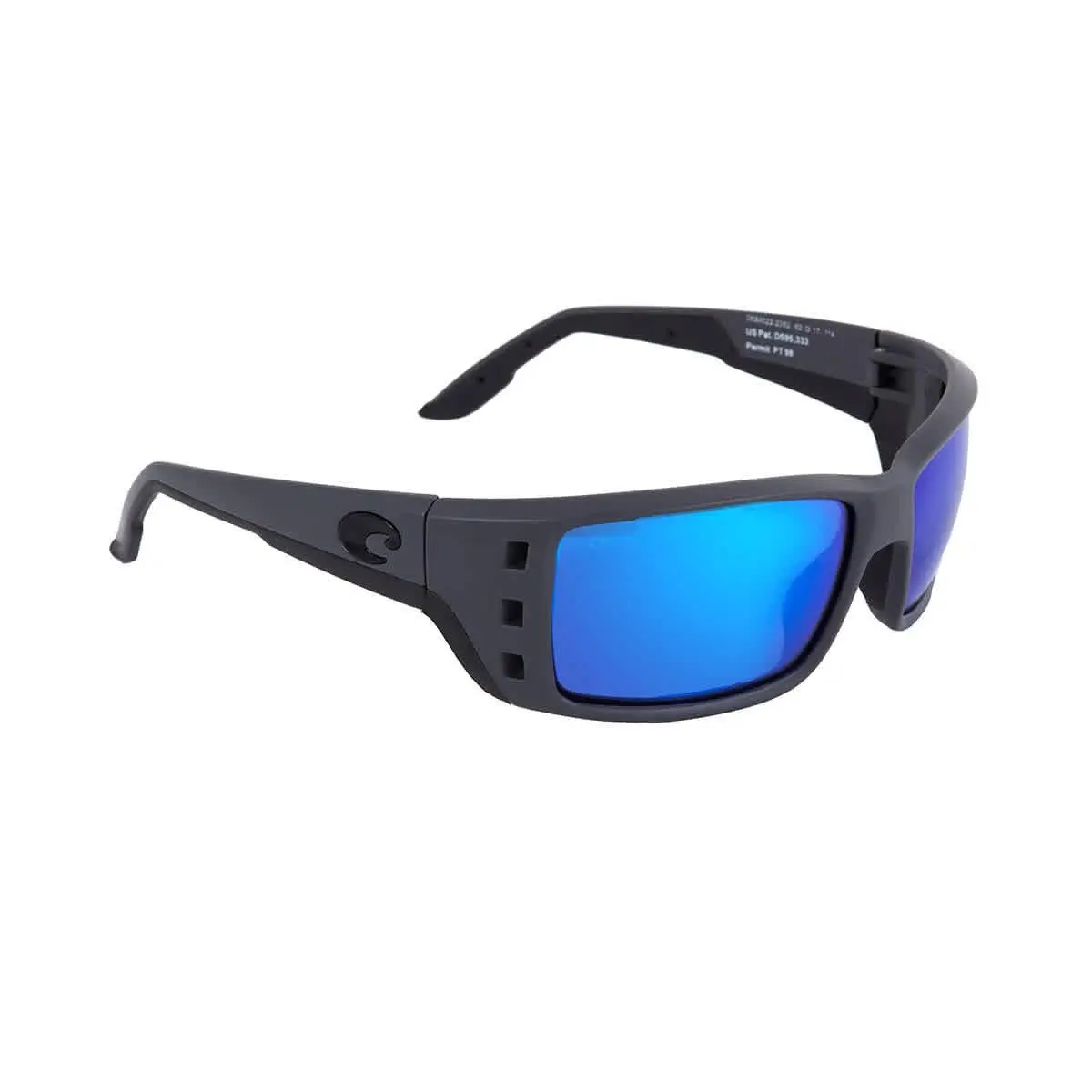 Permit Blue Mirror Polarized Glass Men`s Sunglasses PT 98 Obmglp by Costa Del Mar