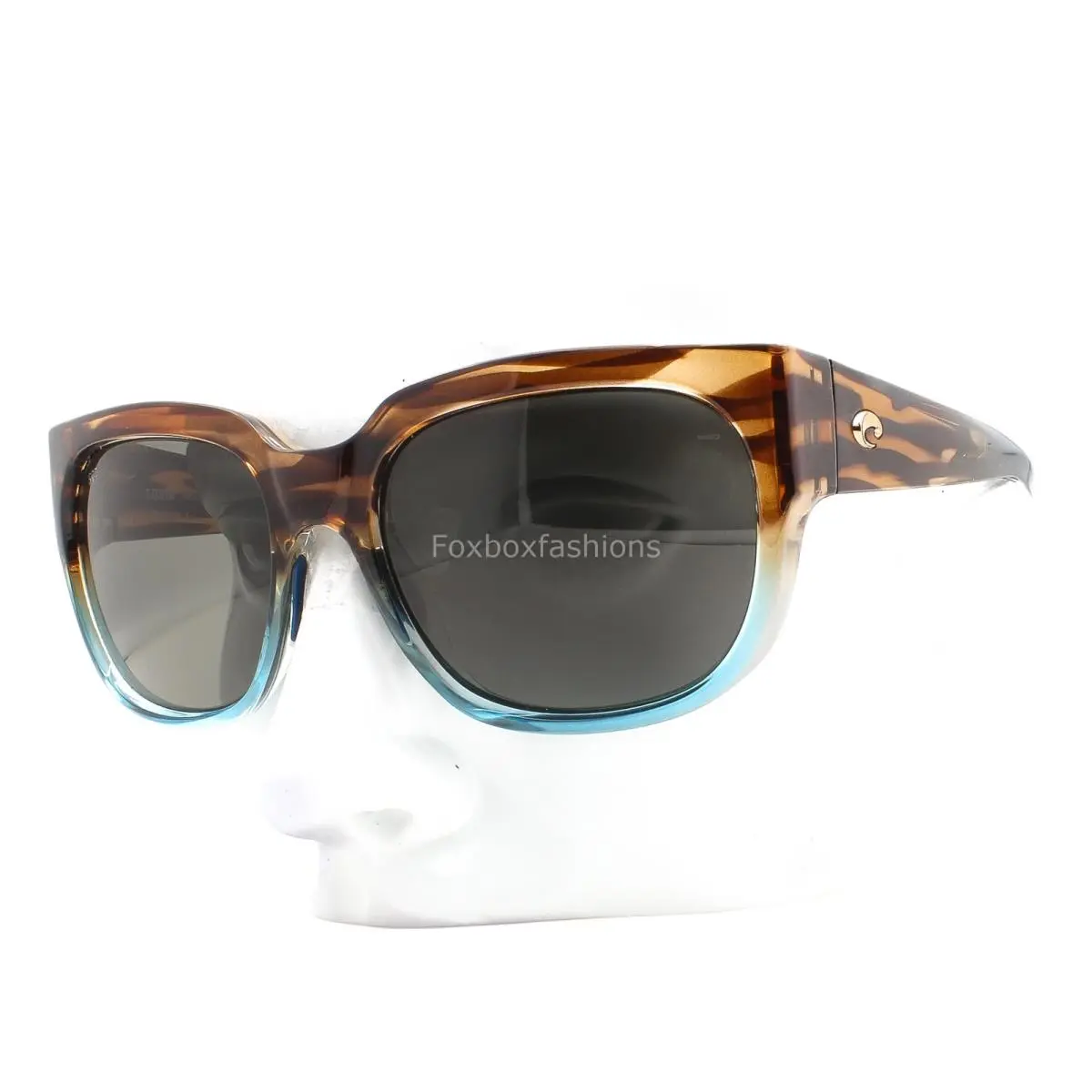 Waterwoman Sunglasses Brown to Blue Gray Polarized Glass with Case by Costa Del Mar