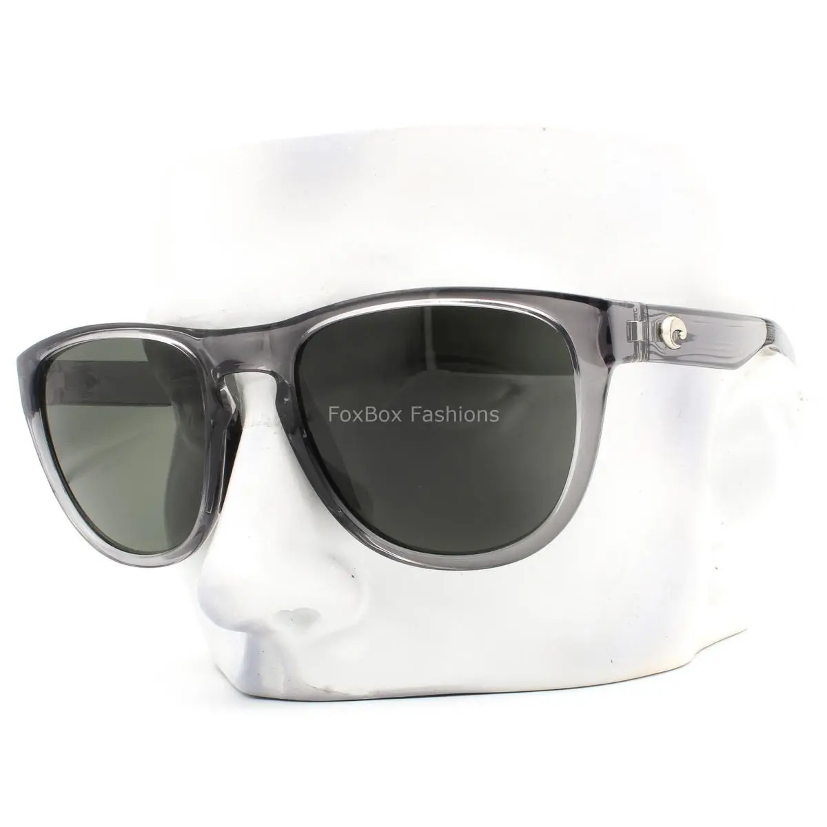 Sunglasses Irie Polished Crystal Gray Polarized Glass with Case by Costa Del Mar