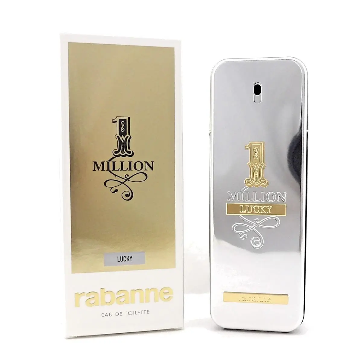 1 Million Lucky by Rabanne 3.4 oz Eau de Toilette Spray For Men. Box by Paco Rabanne
