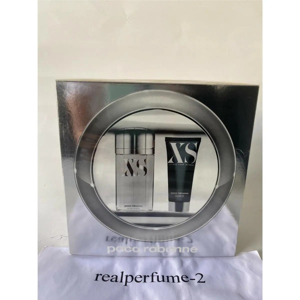 XS Cologne 2PS Set 3.4 oz Edt 3.4 oz Shower Gel. Real by Paco Rabanne