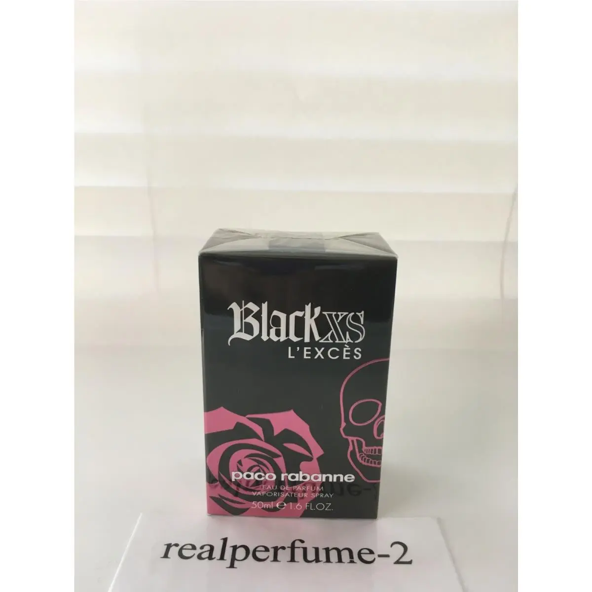 Black XS L`exces Eau de Parfum 1.6 oz Spray. Sealed. Real by Paco Rabanne