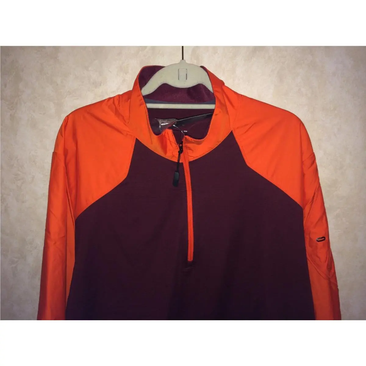 Nike clothing - NIKE 1/2 Zip Pullover Hybrid Sideline Jacket - 535687 - Red 0