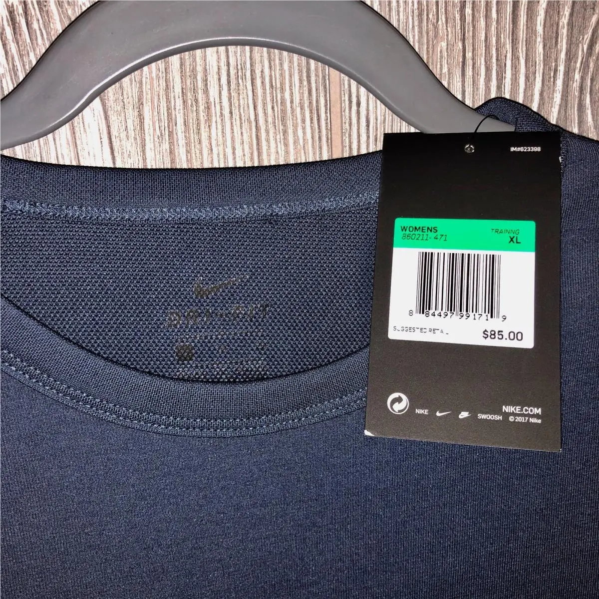 Nike clothing - NIKE Dry Therma Flex S/S Loose Training Top - 860211 - Blue 5