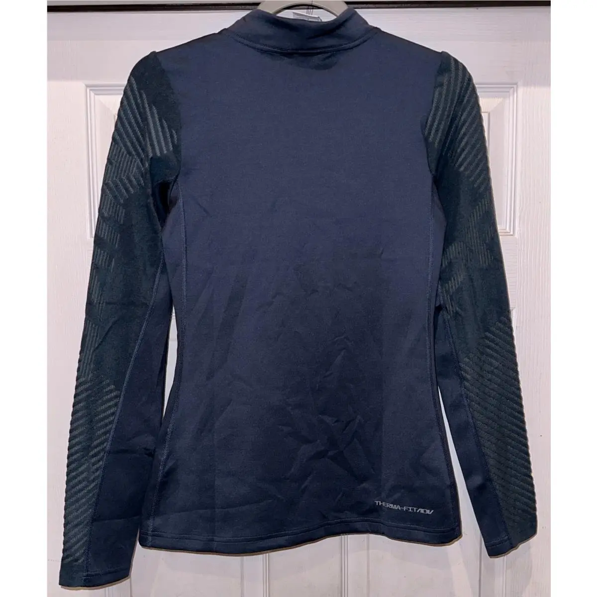 Nike clothing - NIKE Pro Therma Fit ADV L/S Thunder Blue Pullover Training Top - DD6574 - Blue 3