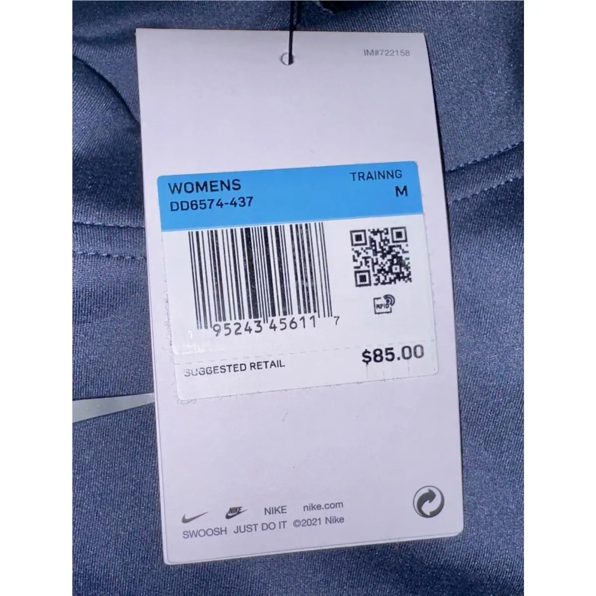 Nike clothing - NIKE Pro Therma Fit ADV L/S Thunder Blue Pullover Training Top - DD6574 - Blue 6