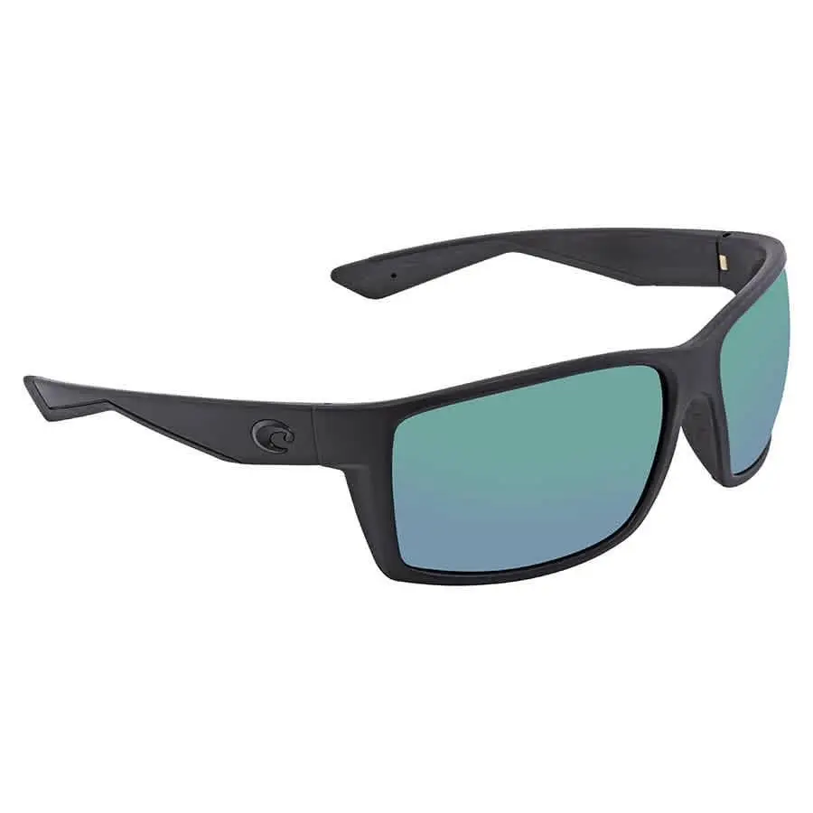 Reefton Green Mirror Polarized Glass Men`s Sunglasses Rft 01 by Costa Del Mar